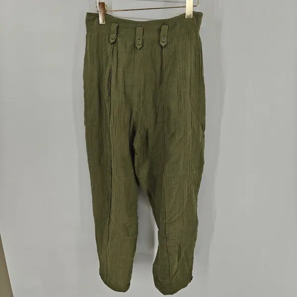 Joie green Marin paperbag waist pants‎ nwt. Size 2. - Image 3