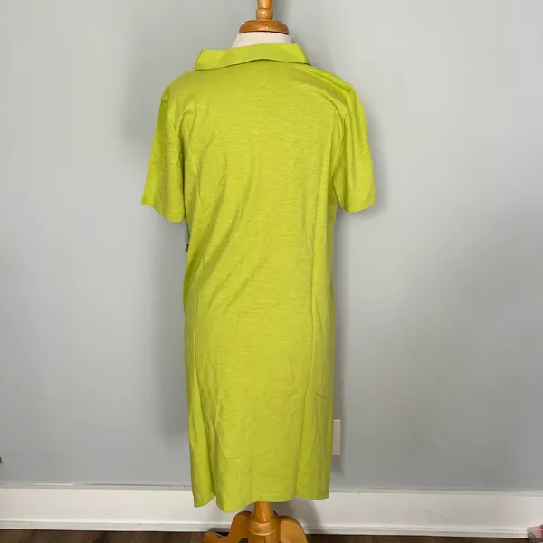NEW NWT Soft Surroundings Lime Green Midi Dress - Image 7