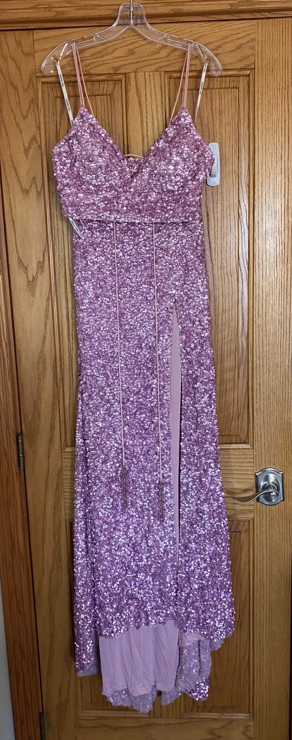 Sherri Hill Pink Two Piece Prom Dress - Image 12