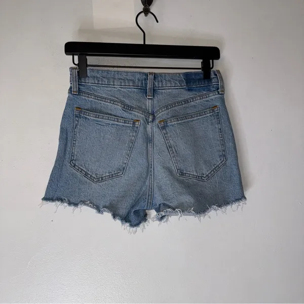 abercrombie‎ fitch The Mom Short High Rise Blue Size 24/00 - Image 2