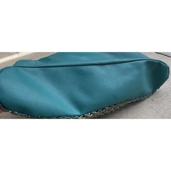 Vintage Style & Co. Sling Woven Blue Large Shoulder Bag Tote Women’s Purse - Image 16