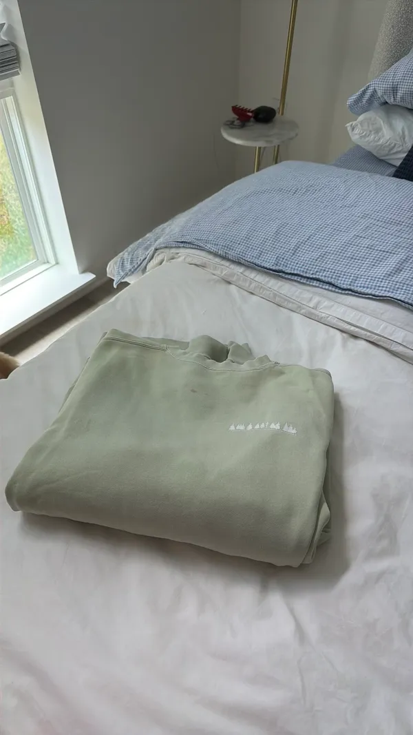 Vintage Crewneck Sweater Green Size XL - Image 6
