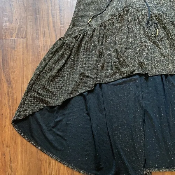 NWT Urban‎ outfitters Ecoté high low gold shimmer dress size medium - Image 5