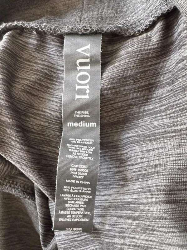 Vuori - Lux Harem Pants Gray High Rise Tapered Athleisure Yoga Sz M - Image 6