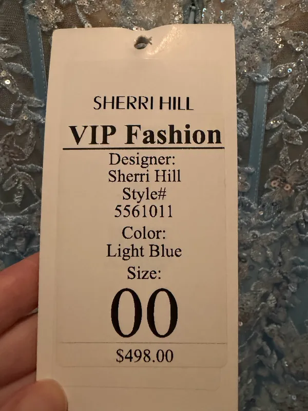 Sherri Hill Prom Dress Blue - Image 6