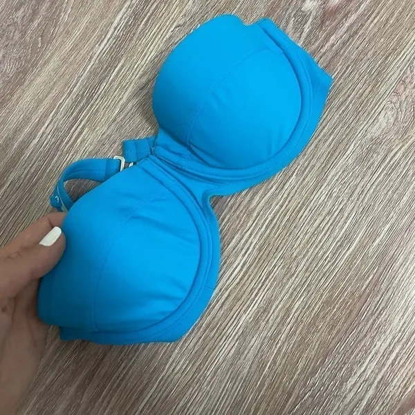 FOREVER 21 Blue Bikini Top - Image 3