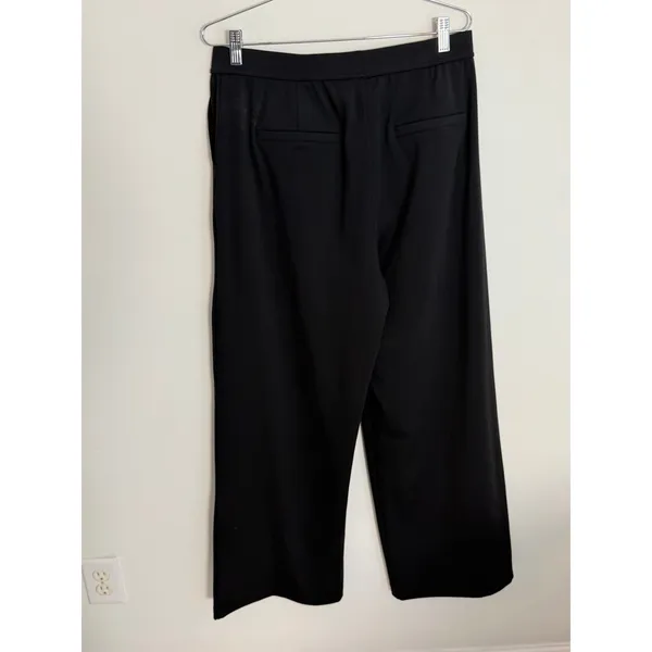 Halara Wide leg pleated black pants size LT - Image 5
