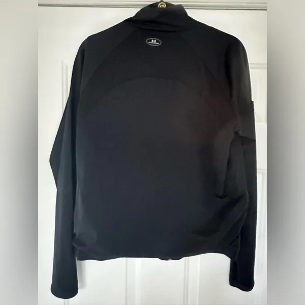 Under Armor Women’s Size Large Black Zip Up Lightweight Jacket - Image 4