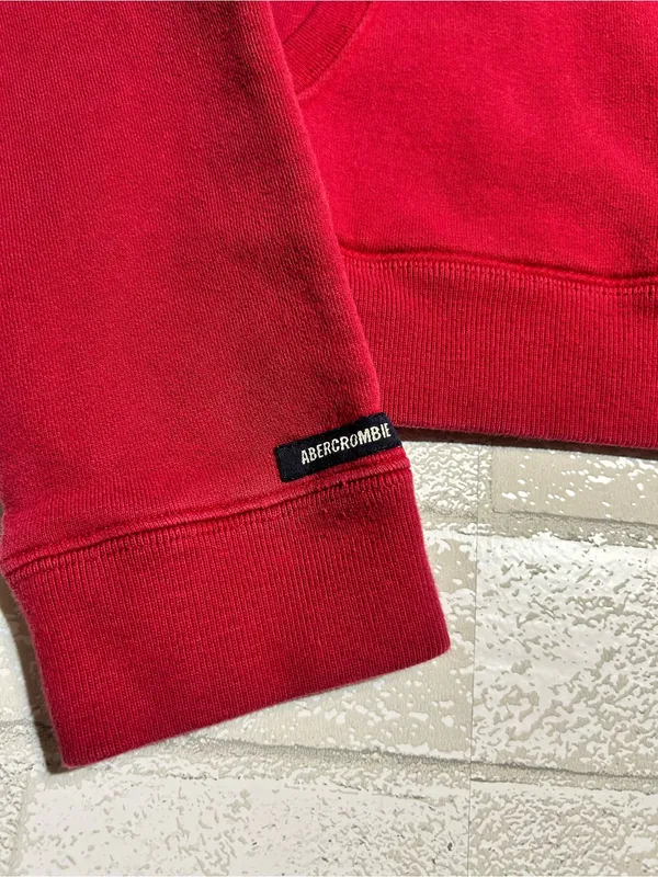Abercrombie Y2K 90s Hooded Sweatshirt Size Medium - Image 7