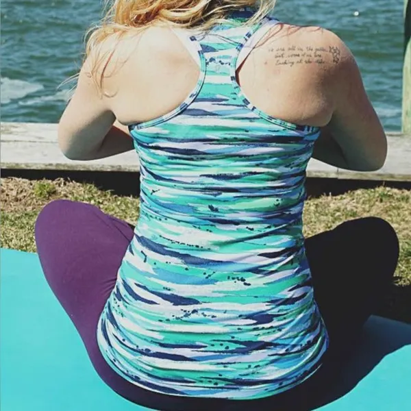 Lululemon Cool Racerback in Seven Wonders Multi Size 4 - Image 8
