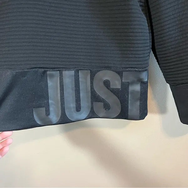 ✨ Nike‎ Women’s Black Just Do It Crewneck Sweatshirt XS - Image 4