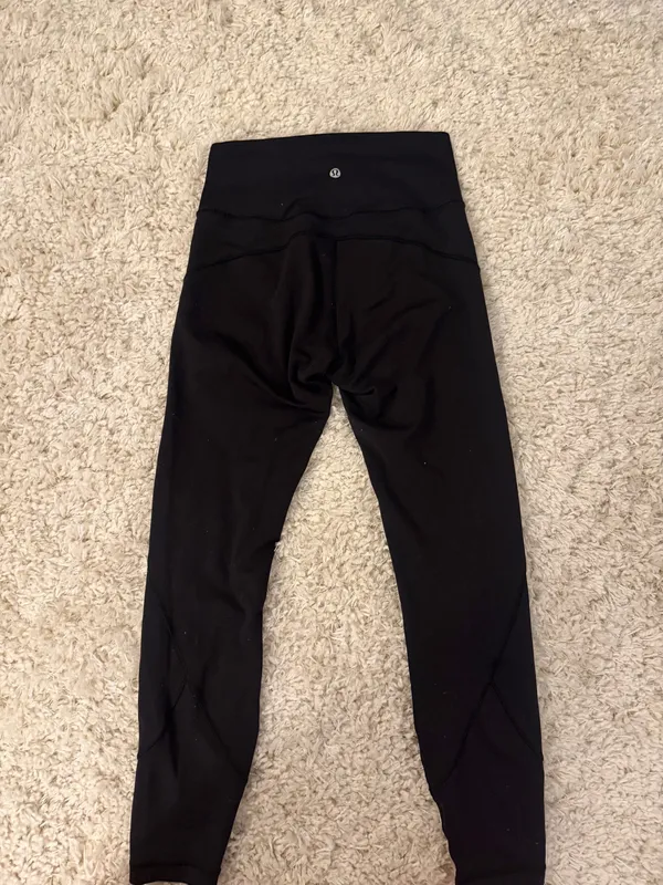 Lululemon Black 7/8 Leggings - Image 2