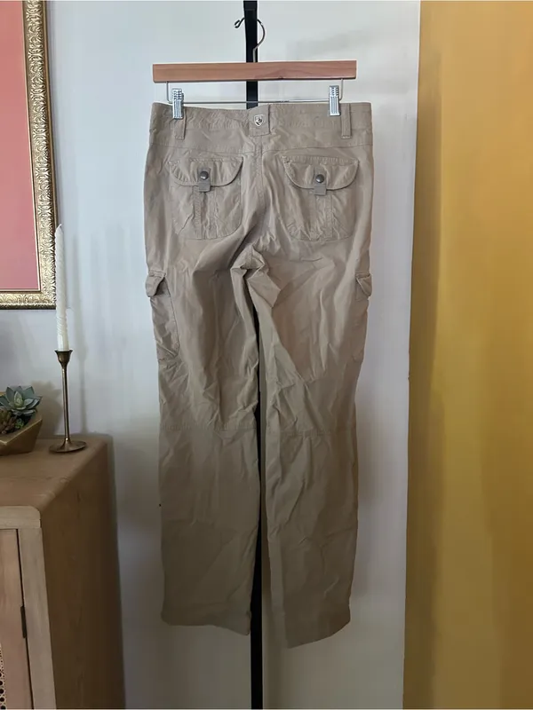 Kuhl‎ Women’s Splash Roll Up Pants Hiking Cargo Utility Outdoor Tan Khaki Size 6 - Image 4