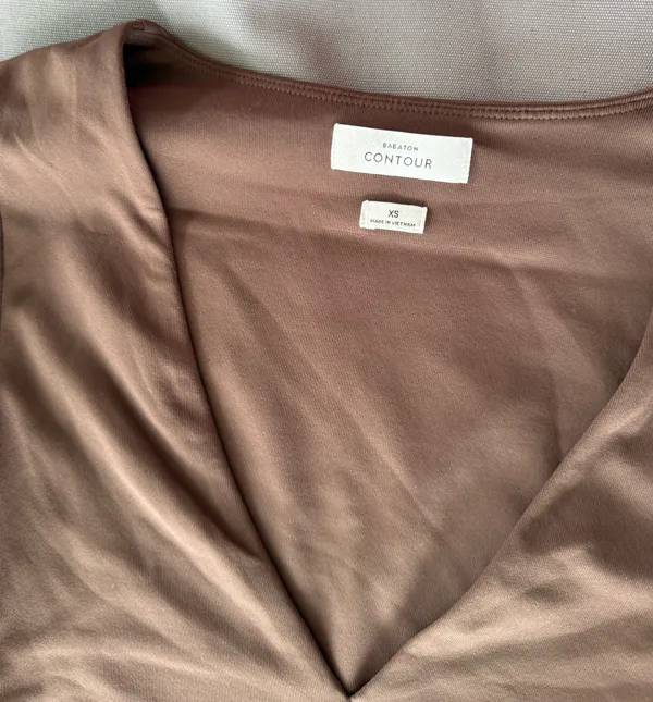 Babaton Contour Deep V-Neck Long Sleeve Top - Image 2