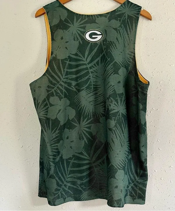 Green Bay Packers Green Gold Reversible Jersey XL Football NFL Fan - Image 2