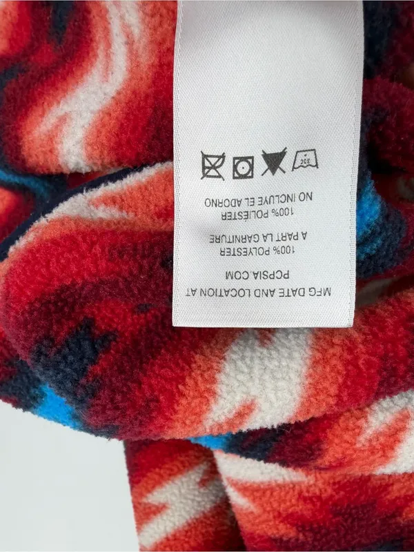 Patagonia Synchilla Snap T Fleece Womens L FA15 25455 Red Geometric Pullover - Image 7