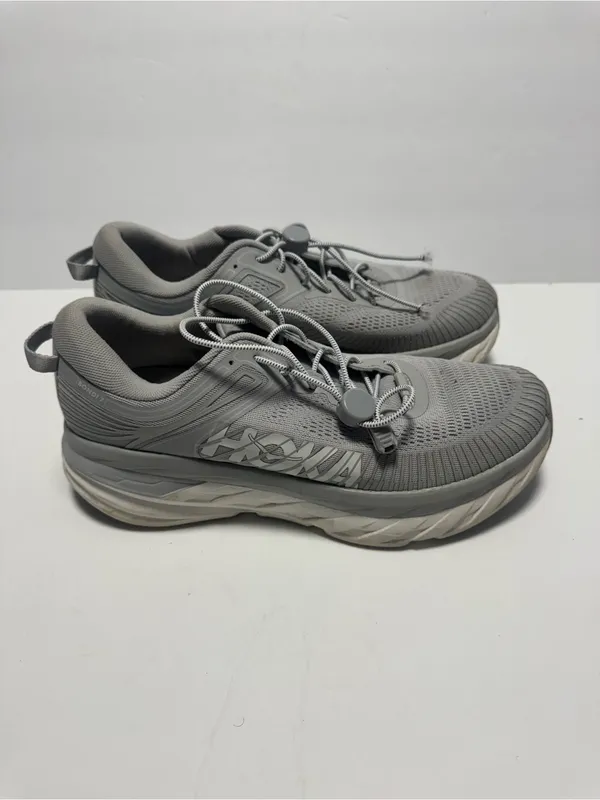 Hoka One One Bondi 7 Women's 9.5 Gray - Image 2