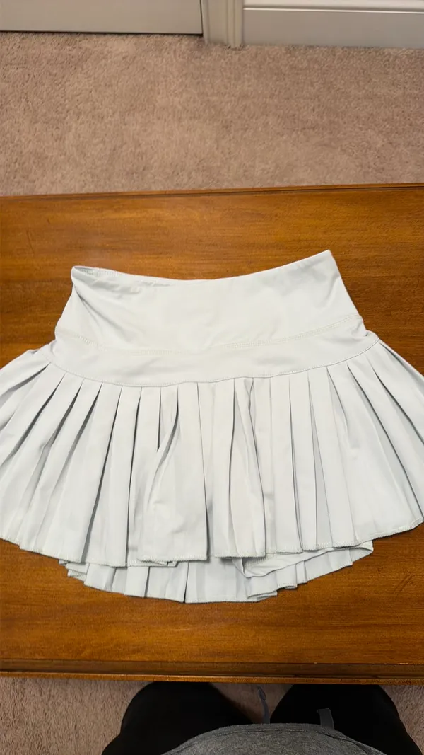 Light Blue Gold Hinge Skirt - Image 4