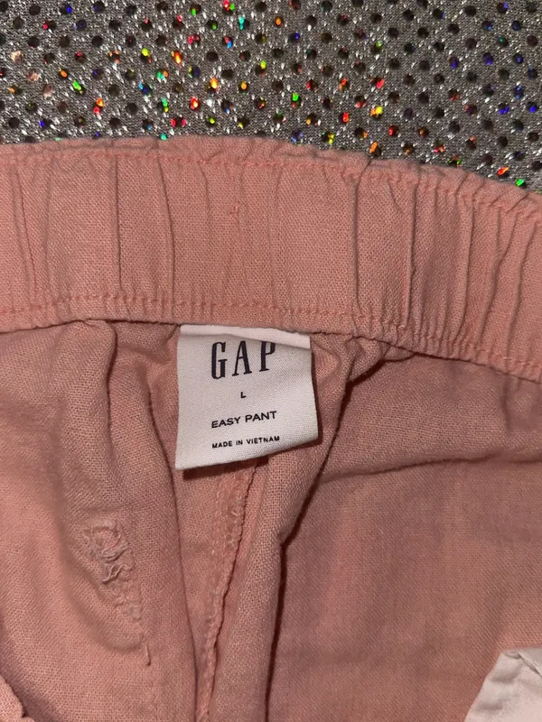 GAP Light Pink Easy Pant Cargo Large LNC - Image 3