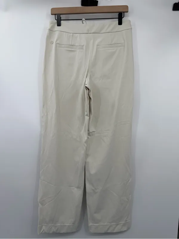 lululemon Straight-Leg Mid-Rise Luxtreme Pant Bone Medium - Image 4