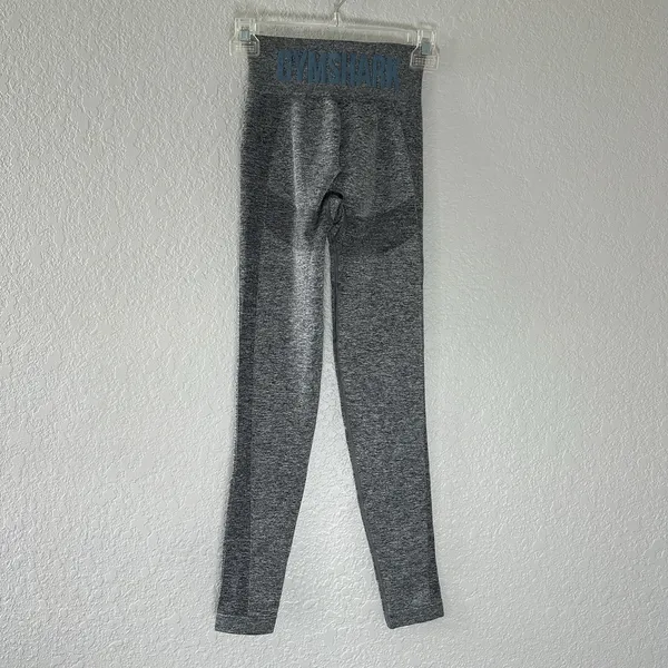 Gymshark Womens Gray Flex High Waisted Seamless Leggings XS Gym‎ Athletic - Image 4