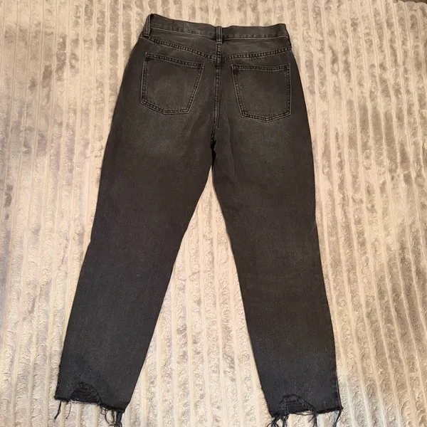 We The Free‎ Free People High Rise Button Fly Distressed Straight Leg Jeans 27 - Image 3