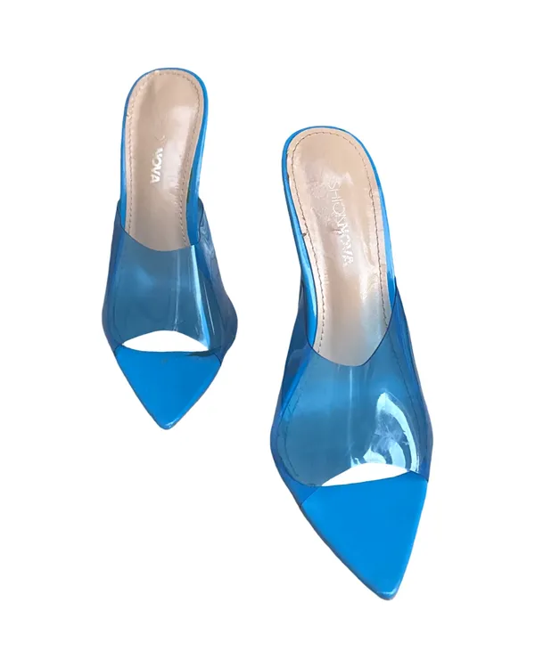 Heels Blue Size 7.5 - Image 7