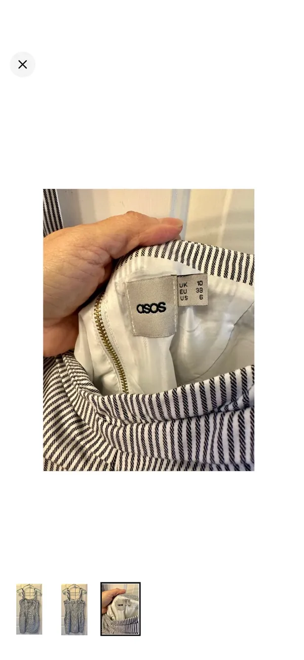 ASOS Mini Denim Dress - Image 3