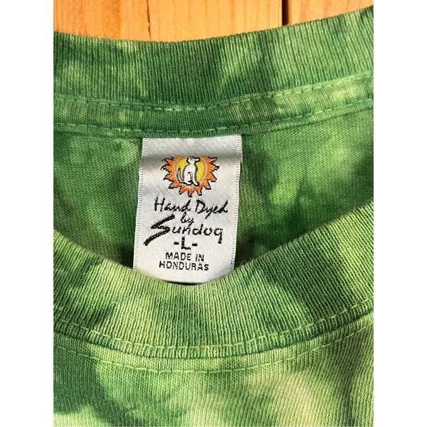 Vintage Sundog Tie Dye T Shirt Tee Size Large Hand Dyed By Sundog (3394) - Image 2