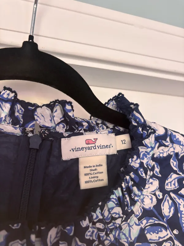 Vineyard Vine Blue Dress - Image 2