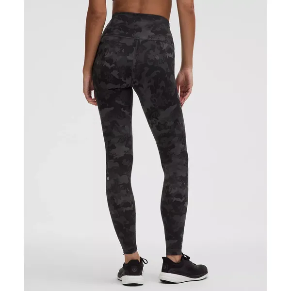 Lululemon Wunder Train High-Rise Tight 28" Hidden Heritage Lace Black Multi 8 - Image 2