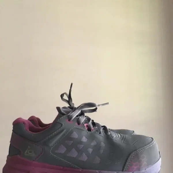 Aster Aluminum Toe ESD Women's Work Boots Gray Pink Style #73395 - Image 3