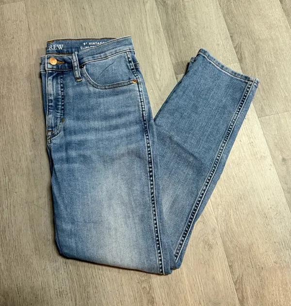 J.crew 9” vintage slim straight jeans - Image 2