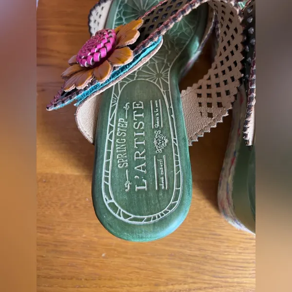 NWOT -36EU - L'ARTISTE Virgie 5.5-6/36EU Floral Platform Espadrille Sandals - Image 3