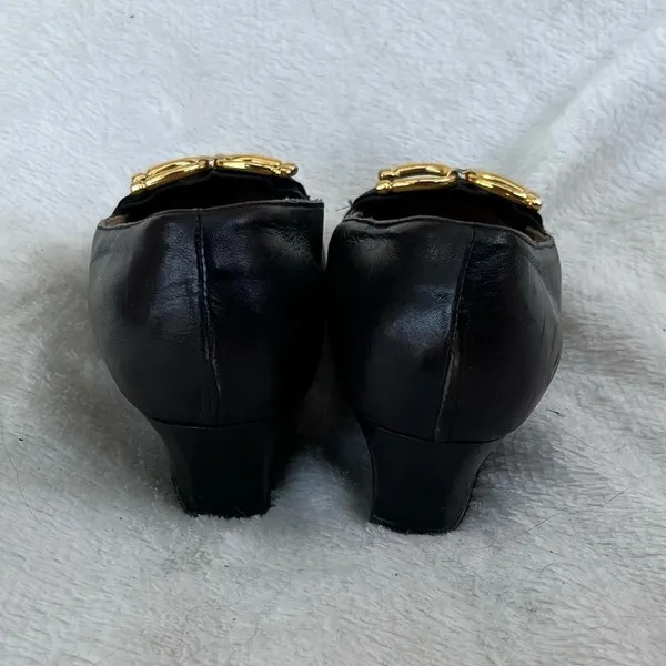 Vintage Scholl Heeled Loafers Size 6.5 - Image 4