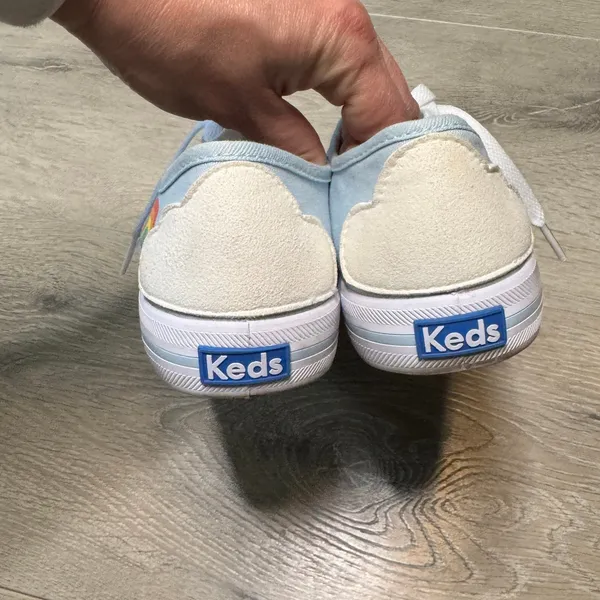 Keds x Sunnylife‎ Kickstart Rainbow Light Blue Canvas Sneakers Womens Size 7 - Image 3