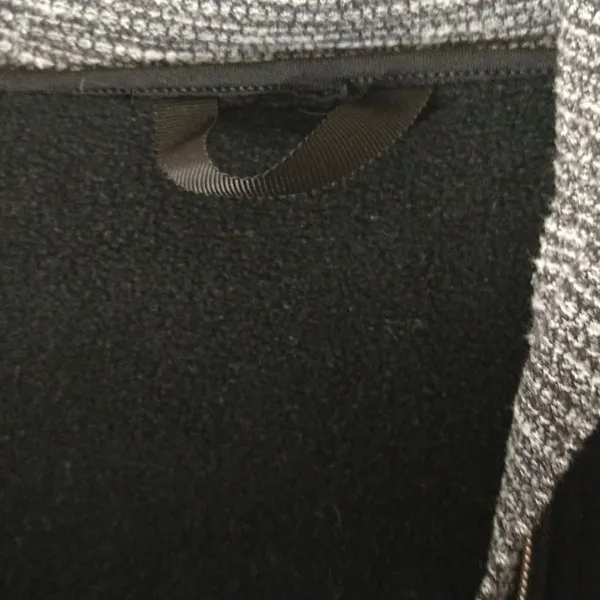 Lululemon Gray Black Full Zip Scuba Hoodie Hooded Warmup Jacket Size 6 - Image 5
