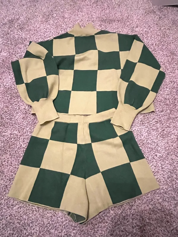Checkered set Green - Image 3