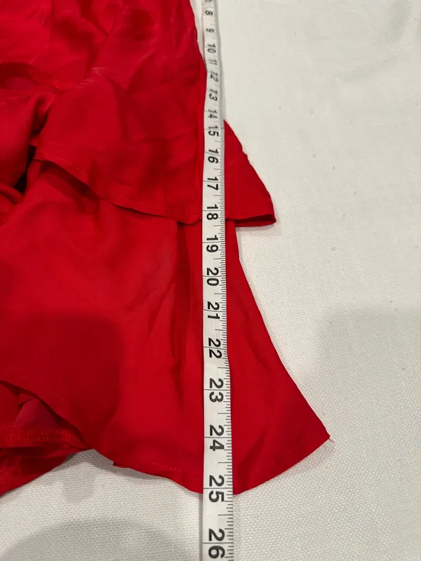 NWT Saints + Secrets Red Lace Corset Dress Medium - Image 8