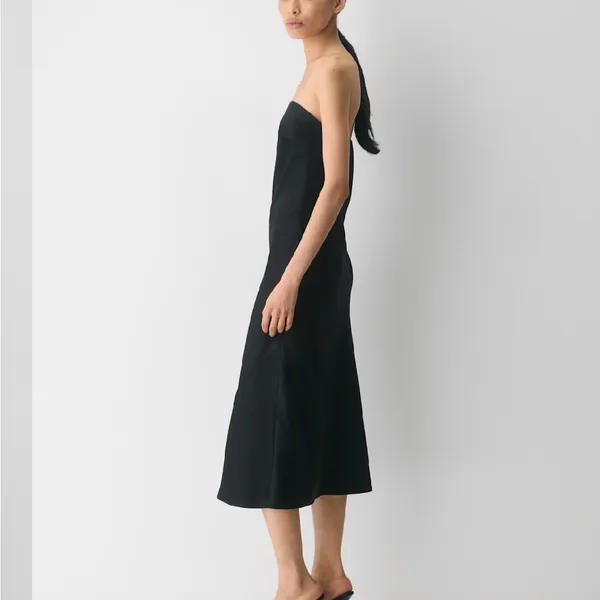 Aritzia TEN strapless satin midi dress NEW - Image 3