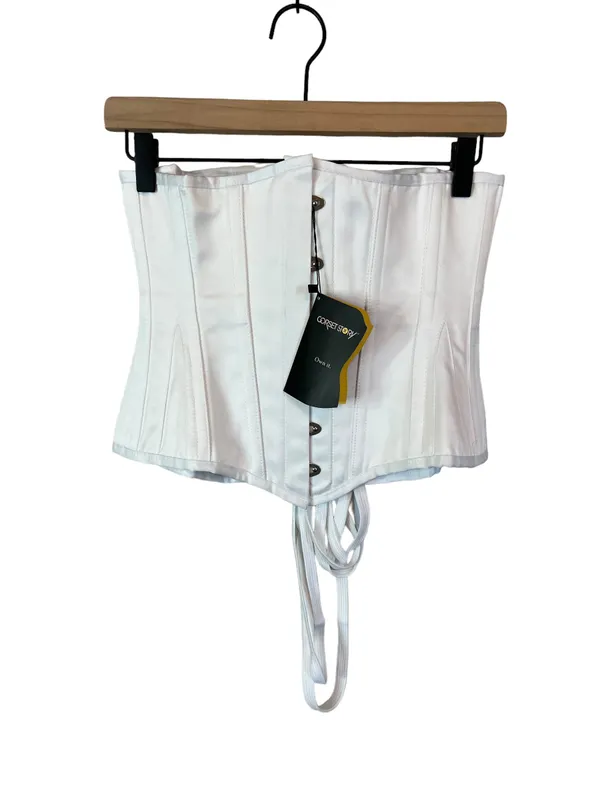 CorsetStory LONG WHITE UNDERBUST CORSET WAIST TAMING - Image 5