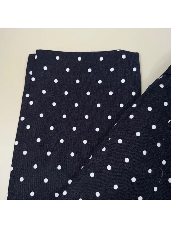 J.Crew Winnie City Fit Women’s Navy White Polka Dot Ankle Pants Size 6 NWT - Image 3