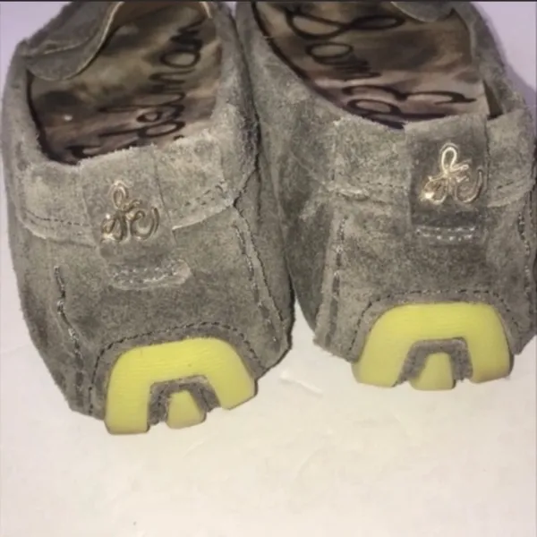 Sam Edelman Size 7.5 Grey‎ Jones Leather Rubber Sole Loafer - Image 6