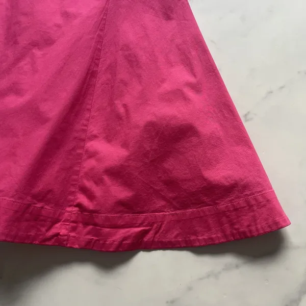STAUD Laelia Mini Dress Peony Pink Poplin Size XS - Image 9