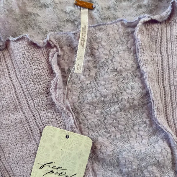 Free People Orchid Dust Long Sleeve Top NWT - Image 5