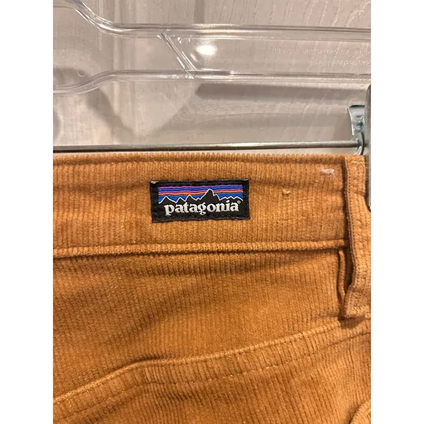Patagonia Womens 27 Corduroy Skinny Pants Gold Tan‎ High Rise 5-Pocket 55065 - Image 5