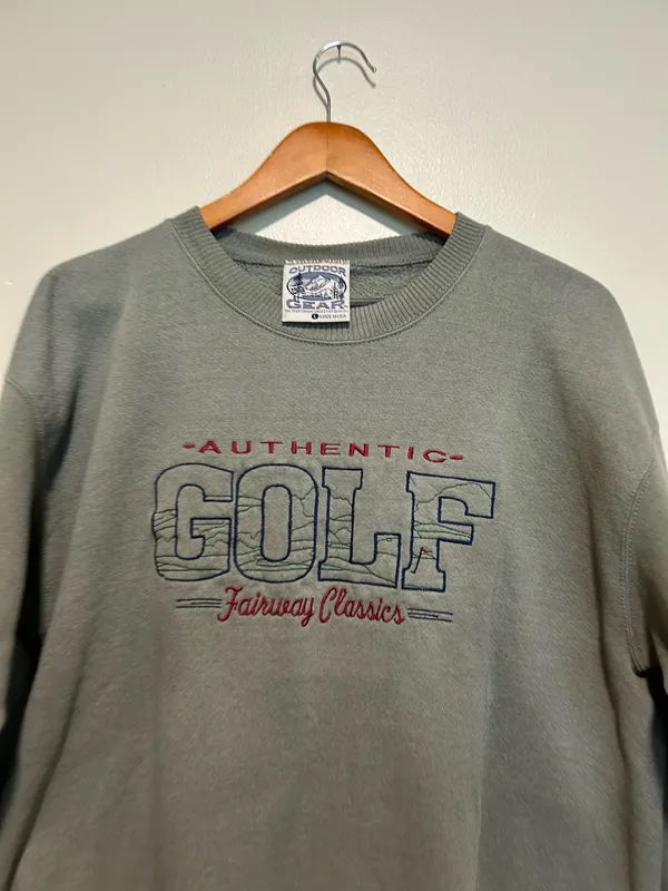 Golf Crewneck (L) Gray Size L - Image 3