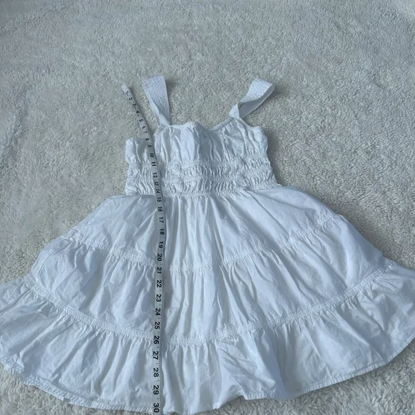 Sunday Best Aritzia White Poplin Dress Sz S Cottage Core Soft Girl Tomato Ballet - Image 3