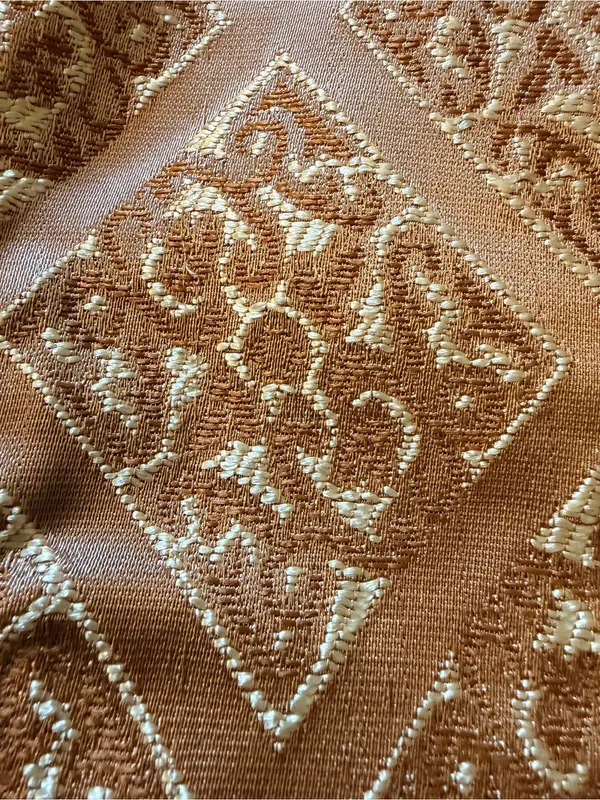 Gold Brocade Lace-Up Women's Corset Vest Top - Image 3