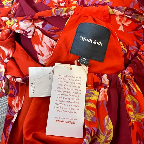 NWT‎ Modcloth illuminate elegance maxi dress sz XS - Image 10